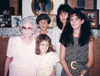 Maud B Crouch Monzingo, Ardena Fay Monzingo Clark, Cynthia Lynn Clark Cagle Wood, Melissa Dawn Cagle Ragsdale Fisher and Brandi Kay Ragsdale