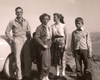 William Alphous 'Bill' Harrison, Illa Allene 'Bid' Boggs Cagle, Wilma Lois Cagle Harrison and Carroll Wayne Cagle